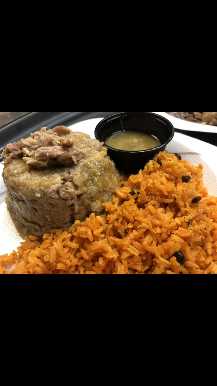Order Lechon Mofongo Dinner food online from Jibarito Time store, Des Plaines on bringmethat.com