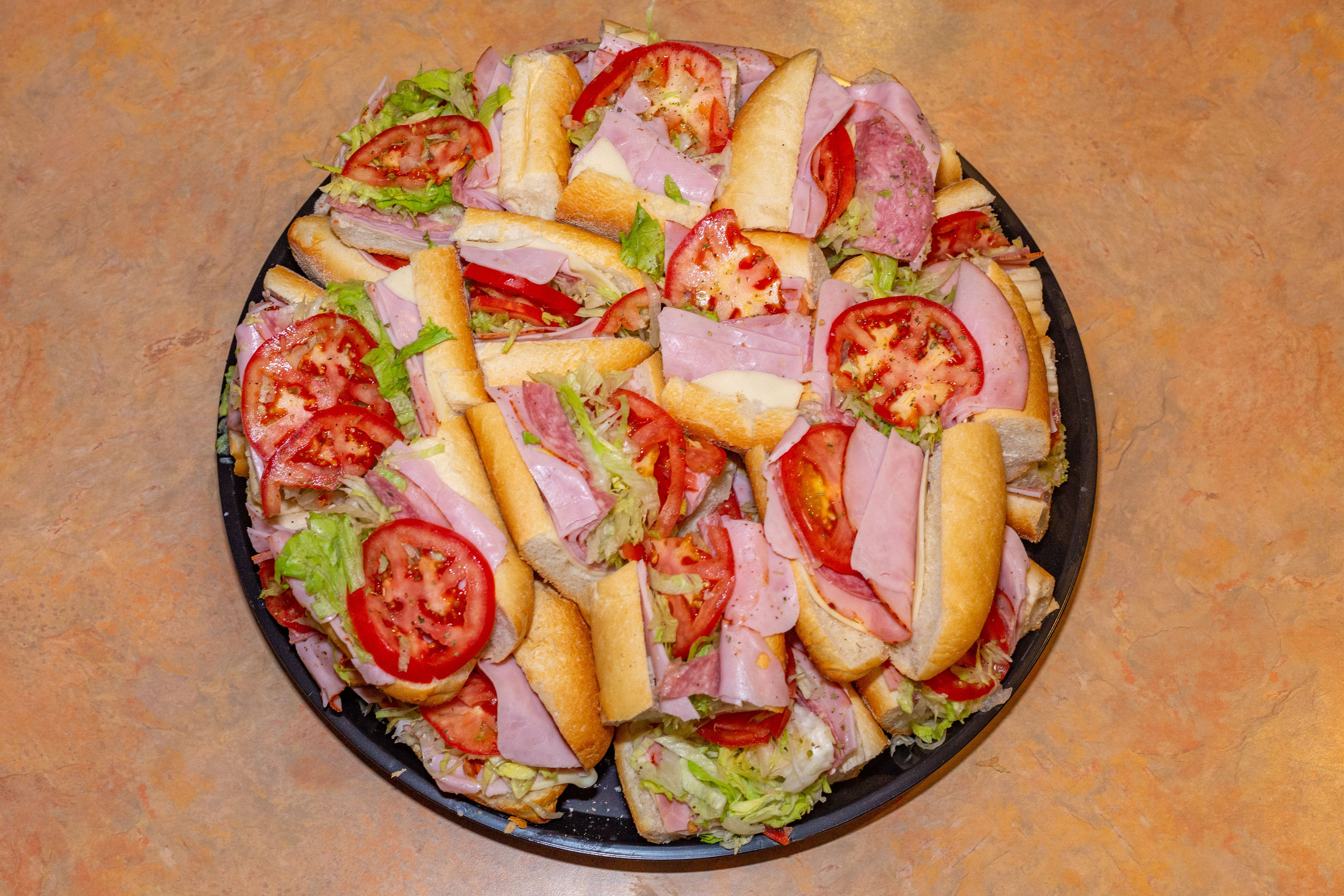 Order Italian Hoagie Tray Catering - Catering food online from Roma Pizza store, West Berlin on bringmethat.com