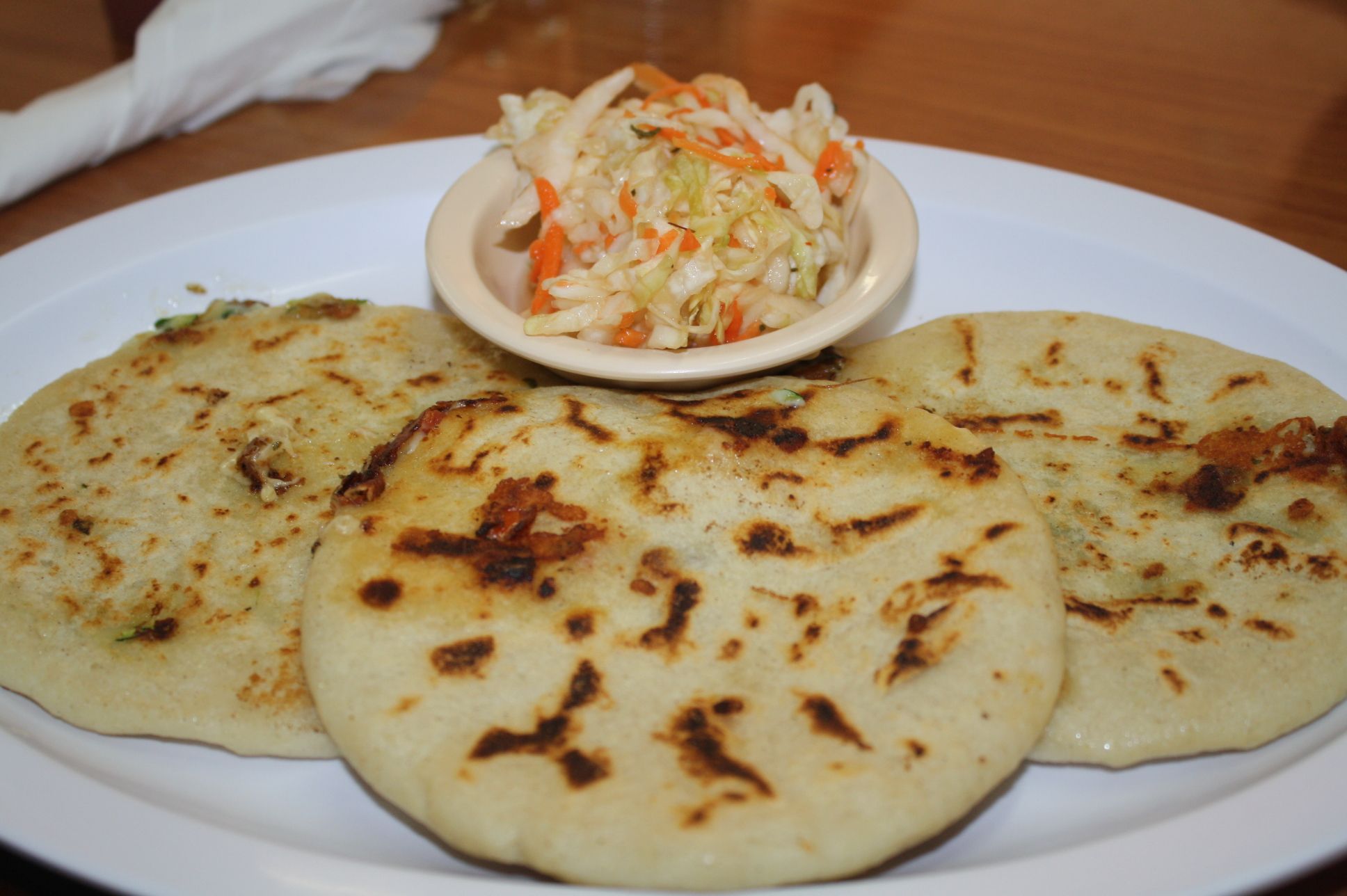 Order Queso con Frijol Pupusa food online from Guerrero Market And Take Out store, Glendale on bringmethat.com