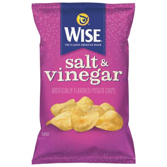 Order Wise Foods Salt And Vinegar Potato Chips food online from Exxon Food Mart store, Port Huron on bringmethat.com