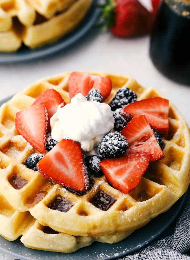 Order Waffle food online from Java Bakery Cafe Lake Forest store, Lake Forest on bringmethat.com