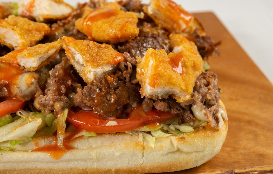 Order Stinger Hoagie 12" food online from Jim's SteakOut store, Buffalo on bringmethat.com