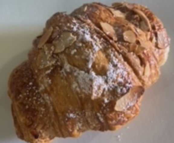 Order Almond Croissant food online from Dogtown Coffee store, Santa Monica on bringmethat.com