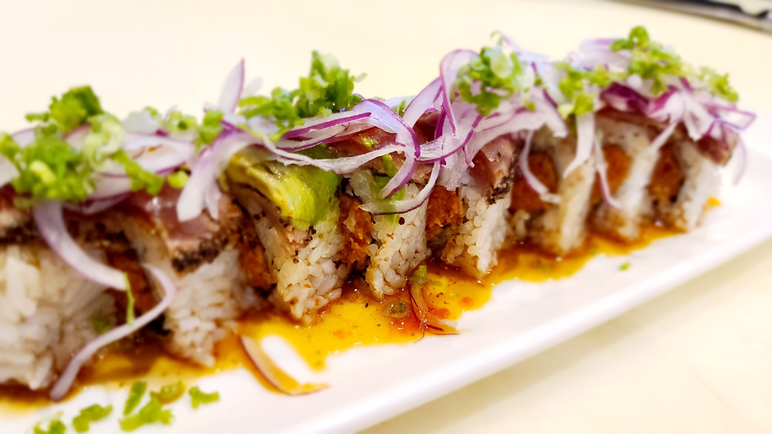 Order Spicy Tataki Special Roll food online from Sushi Mon store, Las Vegas on bringmethat.com