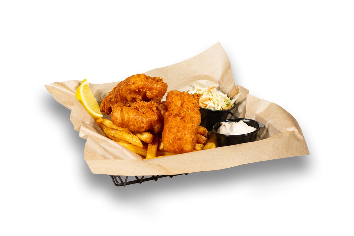 Order Beer Battered Fish 'N' Chips food online from The Greene Turtle store, Wilmington on bringmethat.com