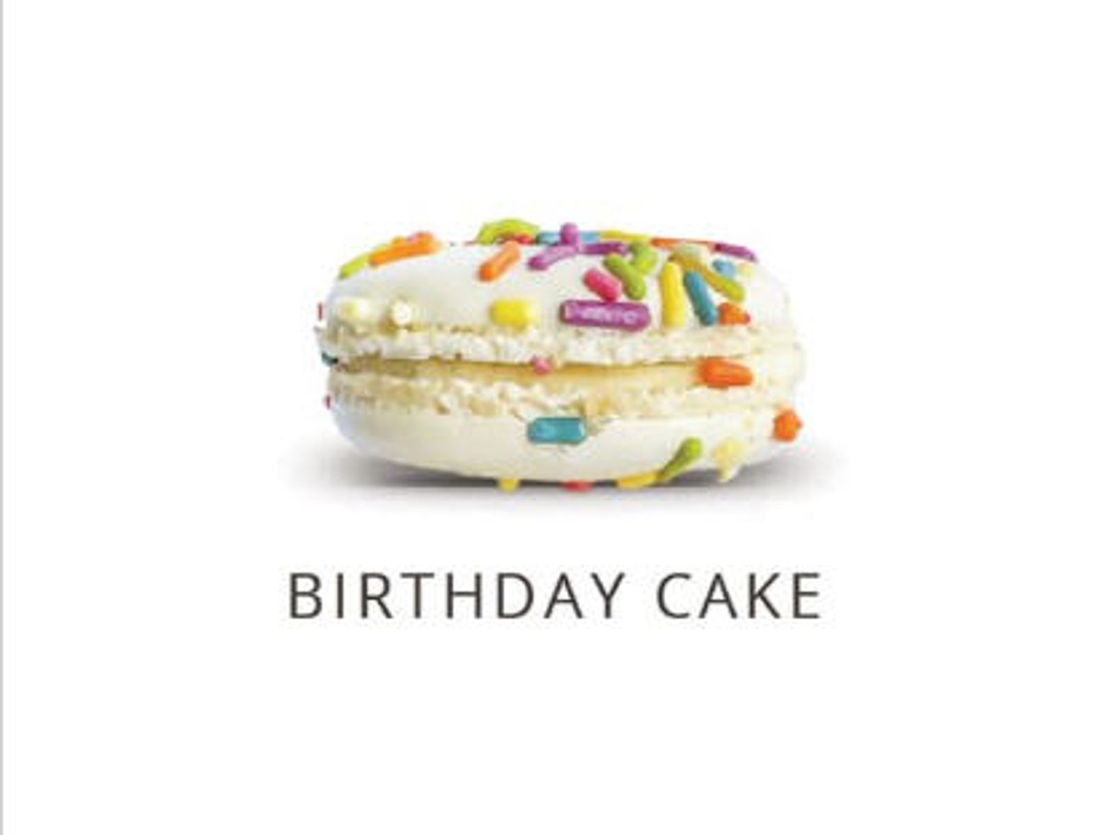 Order Birthday Cake Macaron food online from Ding Tea Carson store, Carson on bringmethat.com