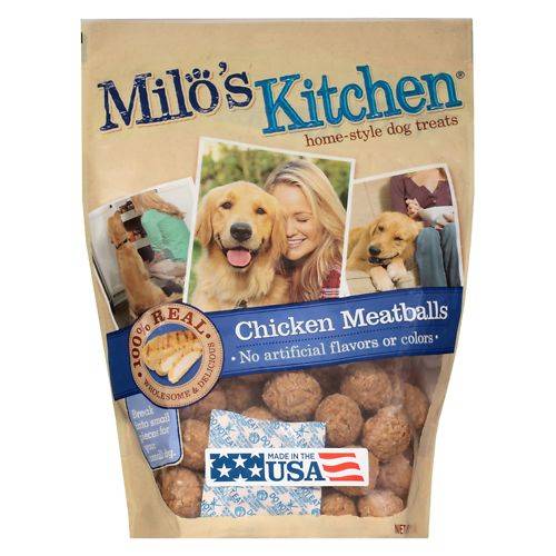 Order Milo's Kitchen Chicken Meatballs - 10.0 oz food online from Walgreens store, Fayetteville on bringmethat.com