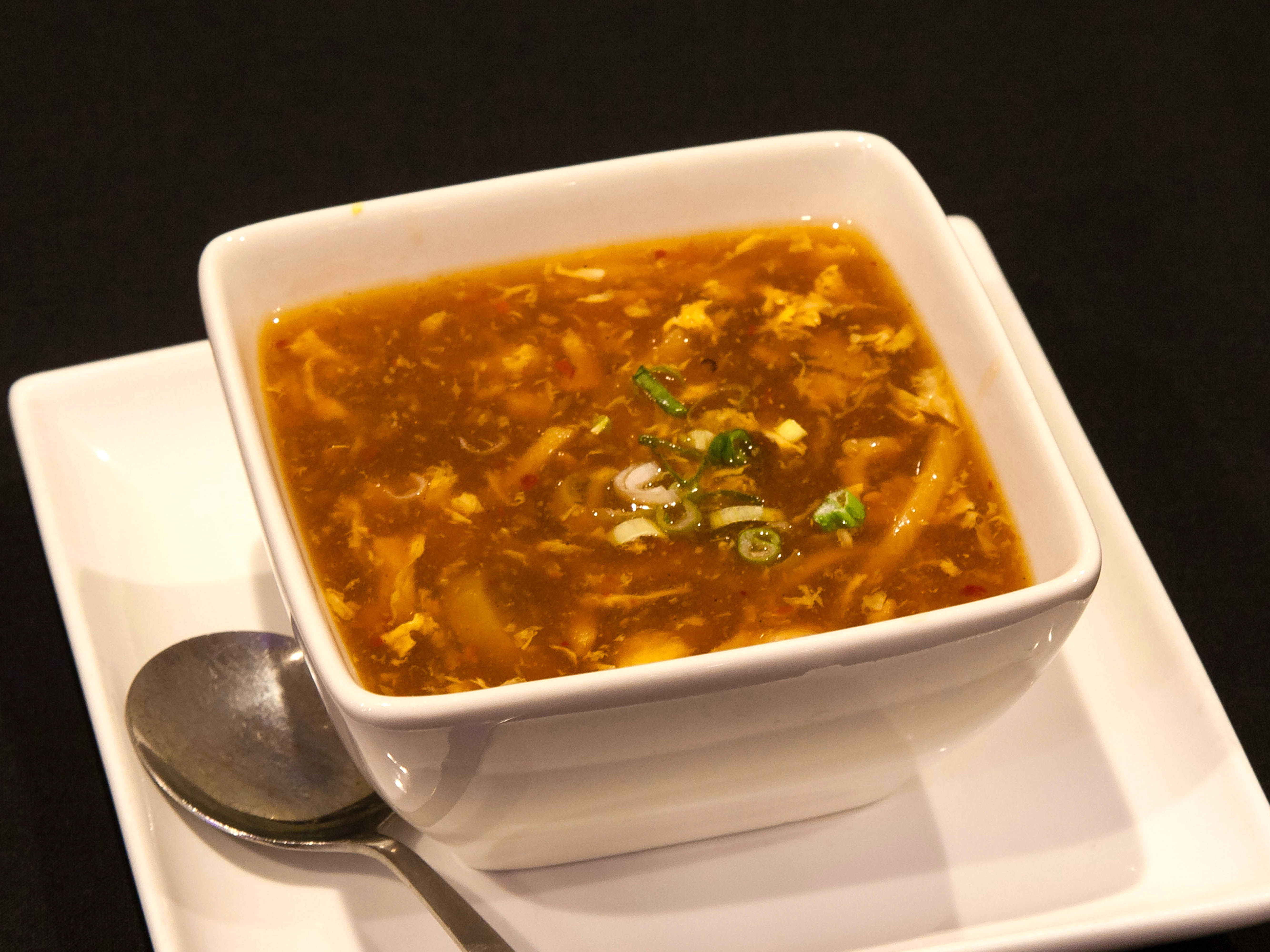 Order Cup Hot and Sour Soup food online from Hunan Fusion store, Omaha on bringmethat.com