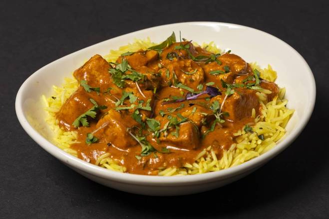 Order Tikka Masala Rice Plate food online from Curry Up Now store, Lafayette on bringmethat.com