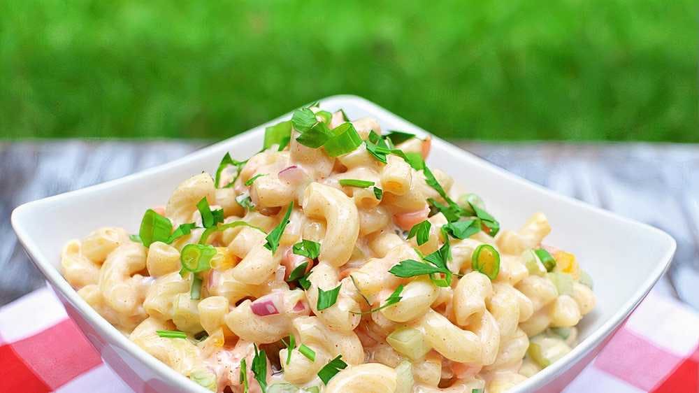 Order Macaroni Salad - Appetizer food online from Super Kennedy Chicken store, Bronx on bringmethat.com