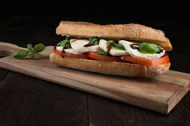 Order Fresh Mozeralla Baguette food online from Ny Popcorn store, New York on bringmethat.com