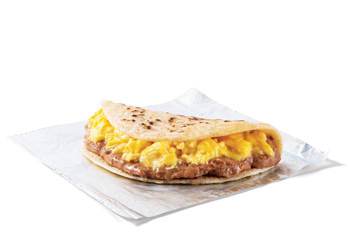 Order Bean & Egg Taco food online from Taco Cabana 20239 store, Fort Worth on bringmethat.com