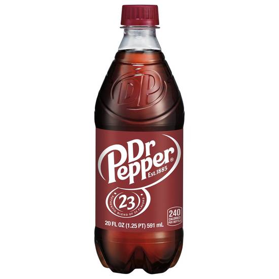 Order Dr Pepper · Soda (20 fl oz) food online from Mesa Liquor store, Mesa on bringmethat.com