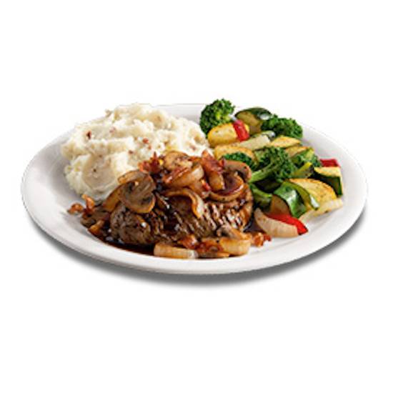 Order Straight Up Bourbon Steak food online from Denny's store, Richmond Hill on bringmethat.com