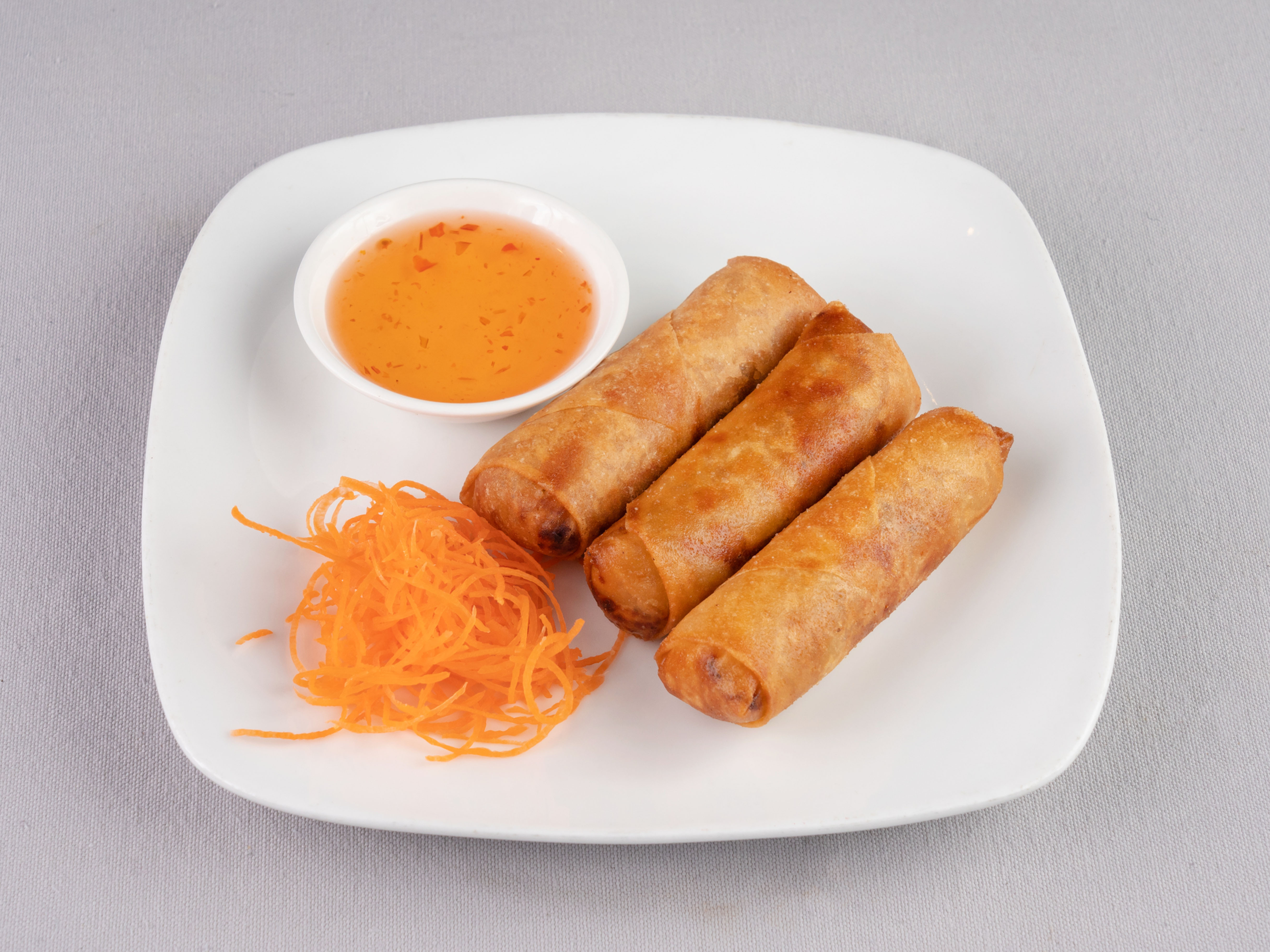 Order Crispy Veggie Spring Roll food online from Bangkok Thai Cuisine store, Houston on bringmethat.com