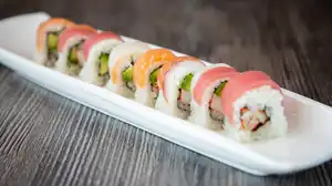 Order S13. Rainbow Roll food online from Sakura store, San Antonio on bringmethat.com