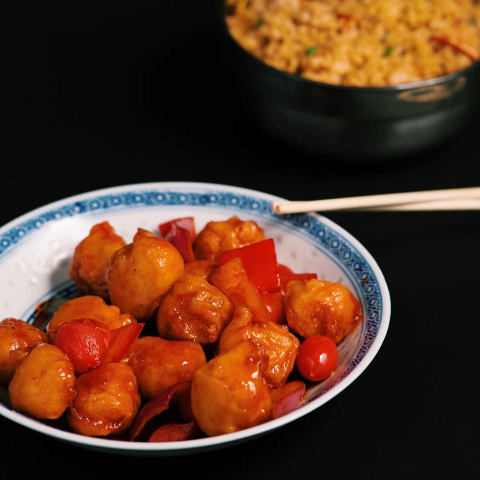 Order Sweet and Sour Chicken food online from Jue Lan Club store, New York on bringmethat.com