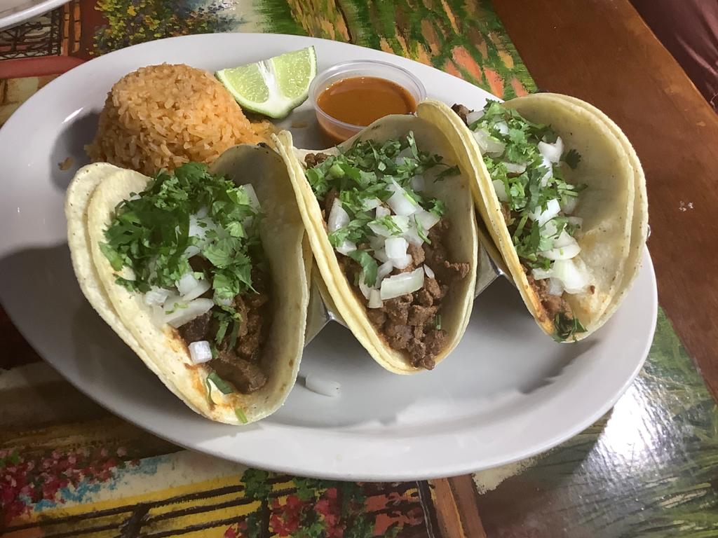 Order CH3. Tacos food online from Las Cazuelas Mexican Grill - Harvey store, Harvey on bringmethat.com