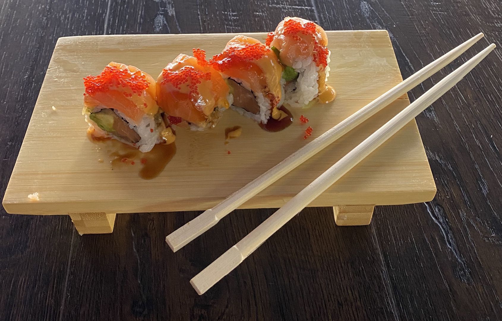 Order Salmon Lover Roll food online from Sushi Train store, Minneapolis on bringmethat.com