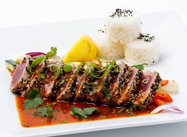 Order Seared Tuna Steak food online from Kabuki Japanese Restaurant - Tempe store, Tempe on bringmethat.com