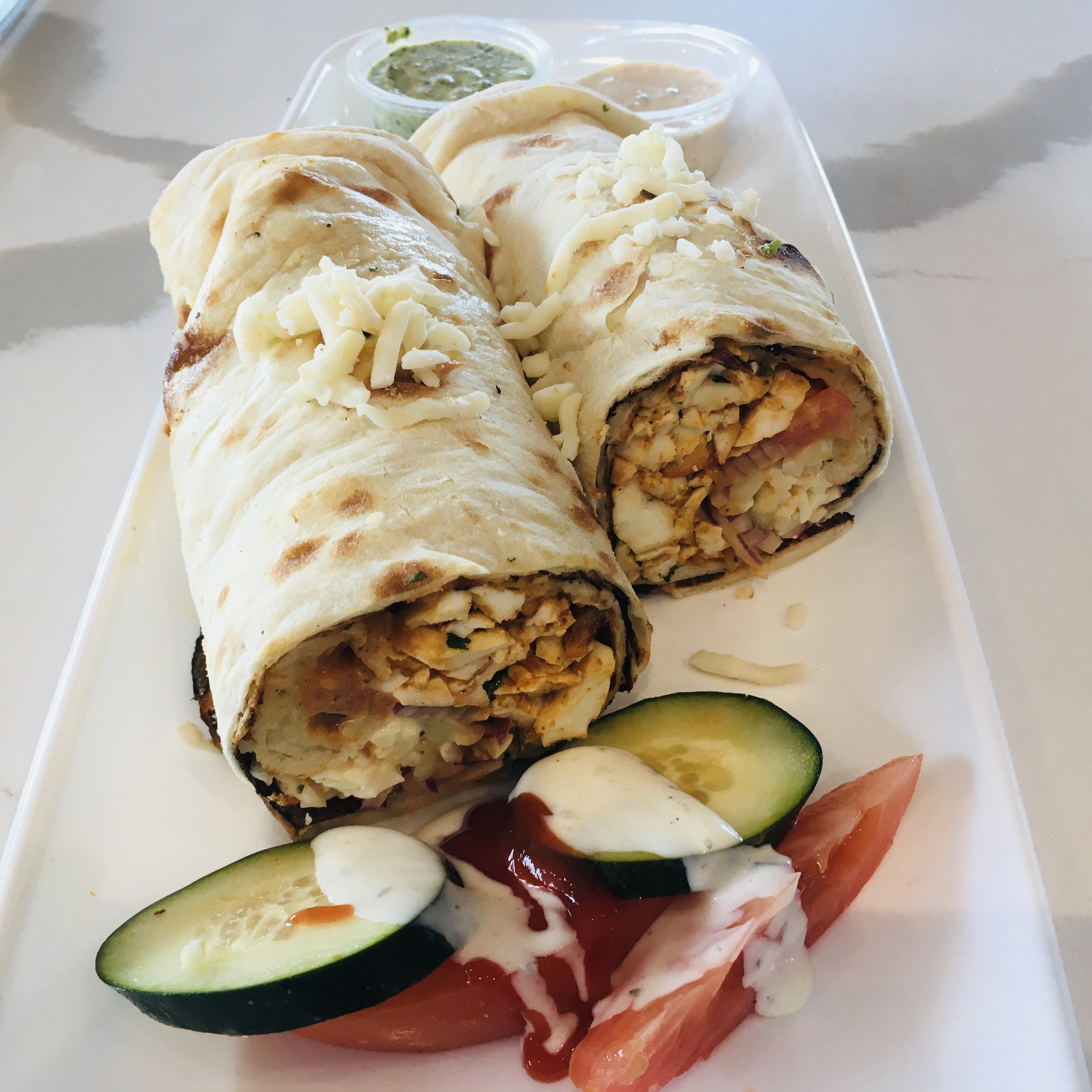 Order Paneer Wrap food online from Manchurian Indian Cuisine store, West Sacramento on bringmethat.com