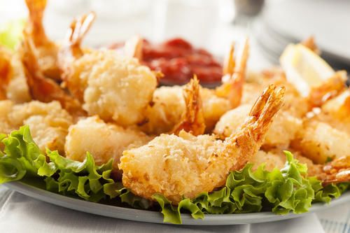Order Coconut Shrimp (5) 椰子虾 food online from DJ Kitchen store, Philadelphia on bringmethat.com