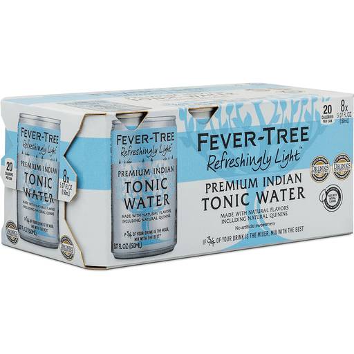 Order Fever-Tree Light Premium Indian Tonic Water (8PK 5.07 OZ) 129935 food online from Bevmo! store, Pasadena on bringmethat.com