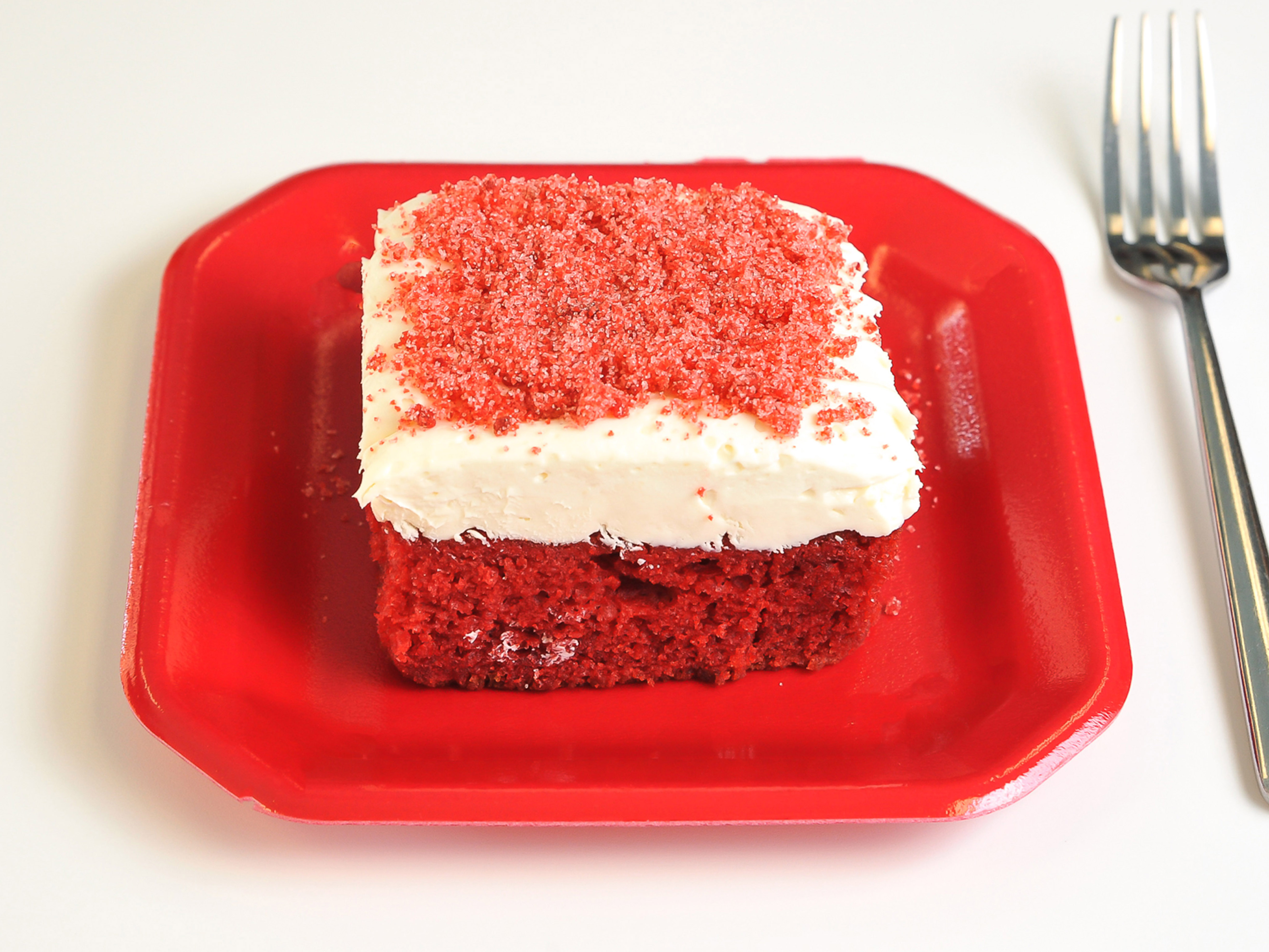 Order Red Velvet Cake Slice food online from Elf Cakery store, Stockbridge on bringmethat.com
