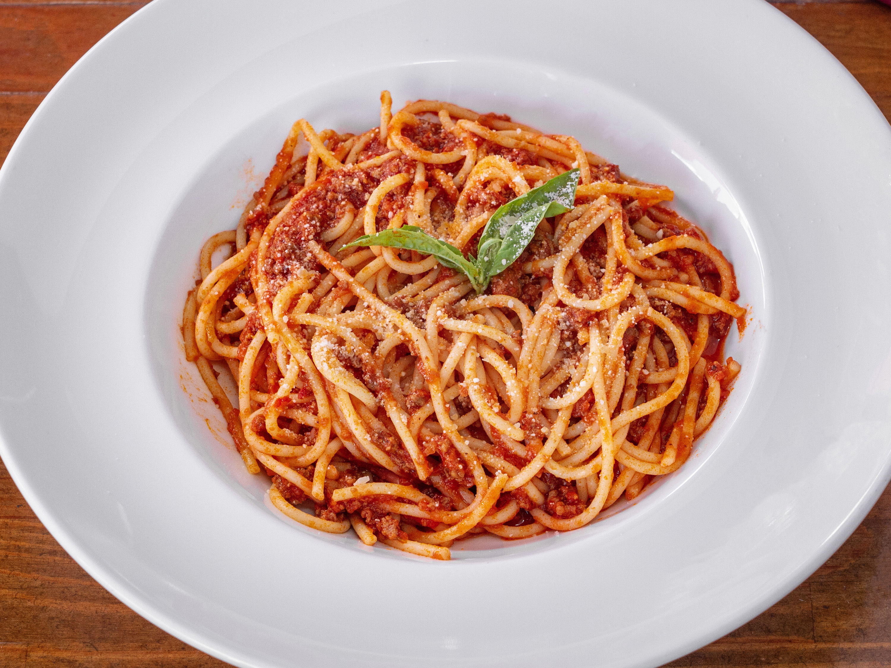 Order Spaghetti Bolognese food online from Marmaris Cafe store, Edgewater on bringmethat.com