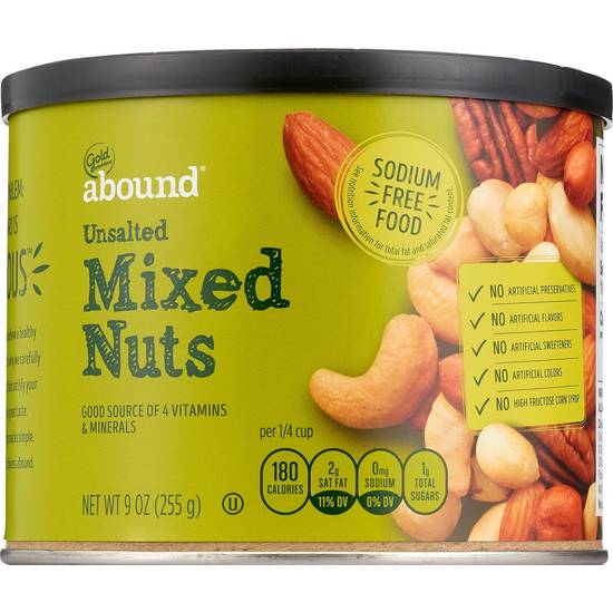 Order Gold Emblem Abound Unsalted Mixed Nuts food online from Cvs store, HAMMOND on bringmethat.com