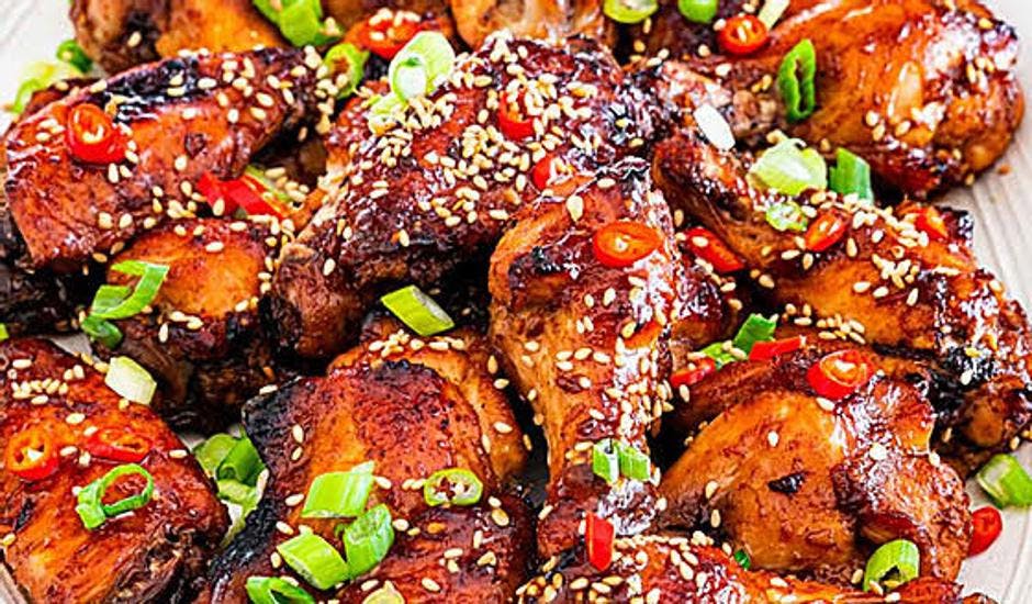 Order Smokey BBQ Wings - 8 Pieces food online from My Wife Pizza & More store, Fredericksburg on bringmethat.com