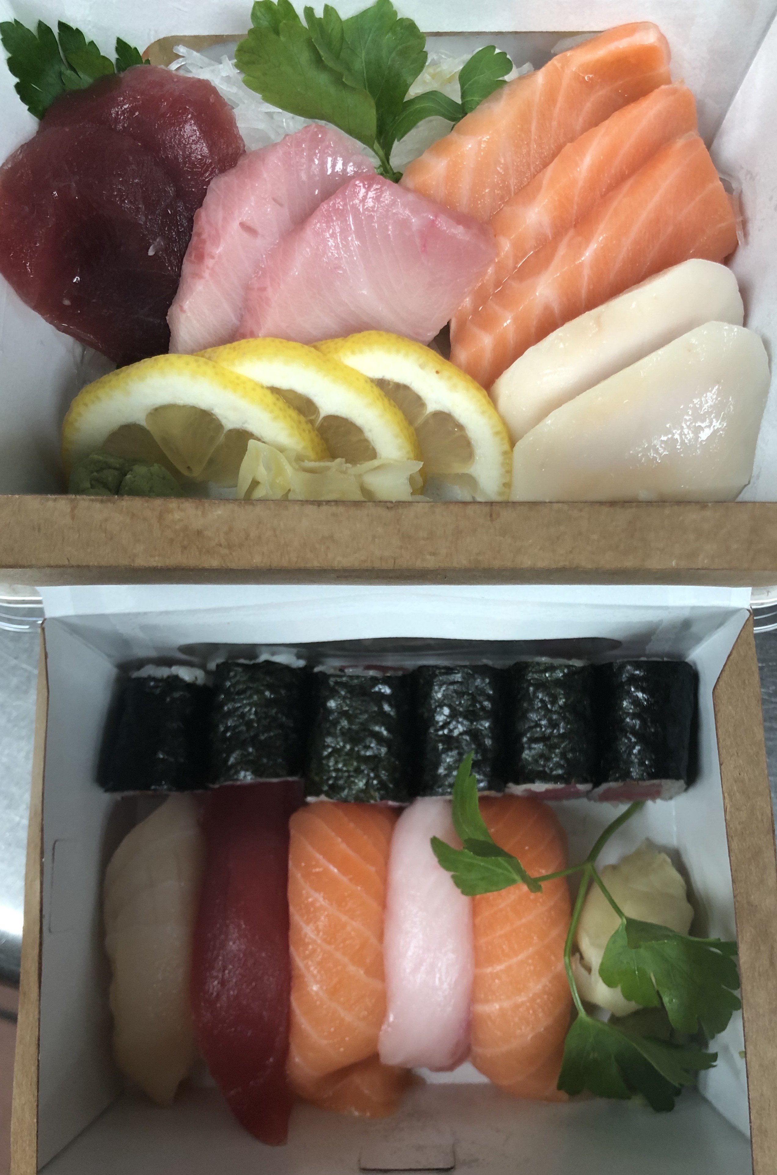Order Sushi Sashimi Classic Platter food online from Shake Shake Crab store, New York on bringmethat.com