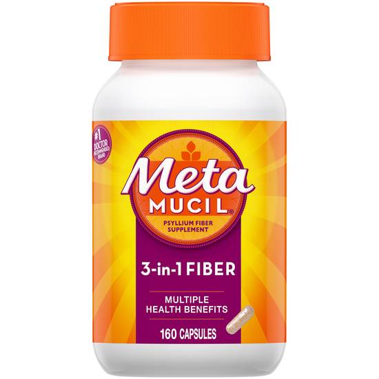 Order Metamucil 3-in-1 Multihealth Daily Fiber Supplement (16 ct) food online from Rite Aid store, MILFORD on bringmethat.com