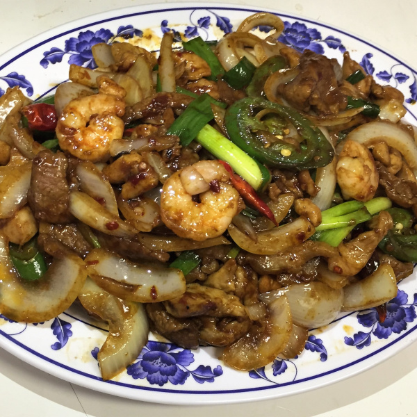 Order Mongolian Combination food online from Lucky Bamboo Restaurant store, Modesto on bringmethat.com