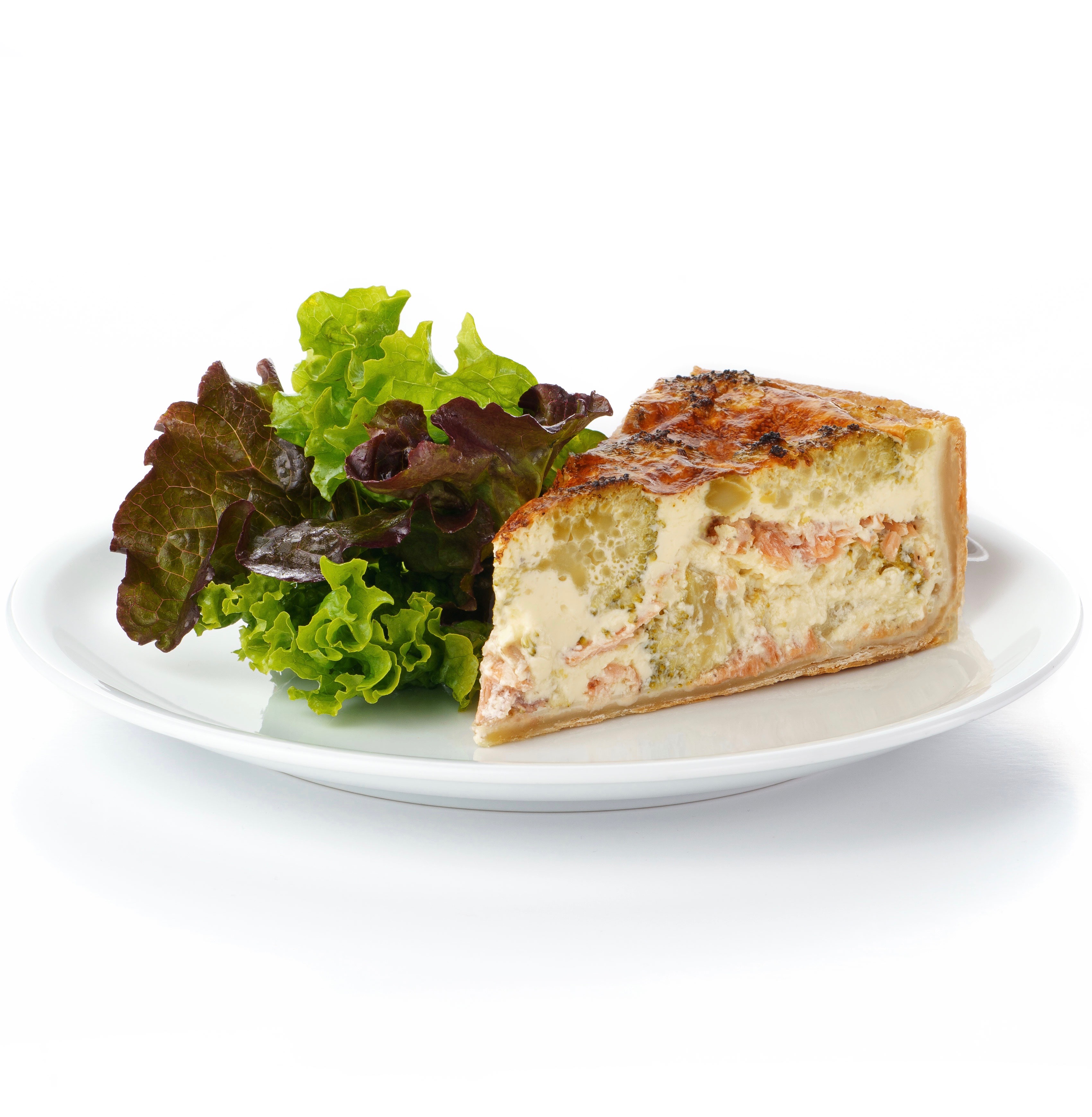 Order Quiche Salmon & Brocoli food online from Cafe Breizh store, Las Vegas on bringmethat.com