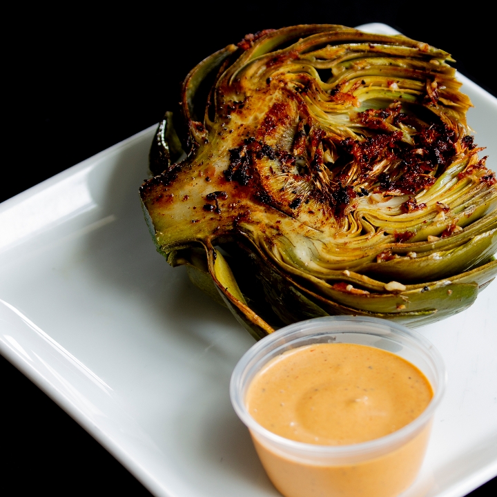 Order Grilled Artichoke food online from Rib Line By The Beach store, Grover Beach on bringmethat.com
