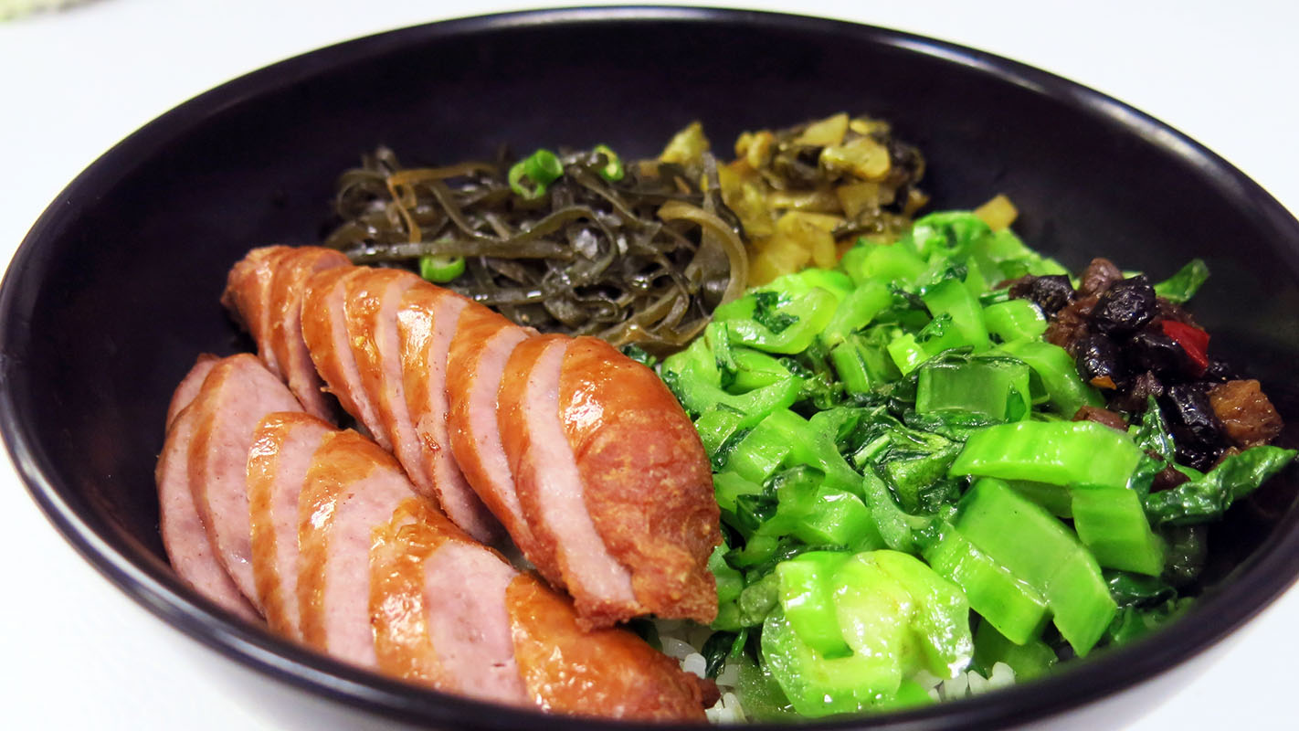 Order Taiwanese Sausage Rice台灣香腸飯 food online from Songchan Ramen & Grill store, Chino on bringmethat.com