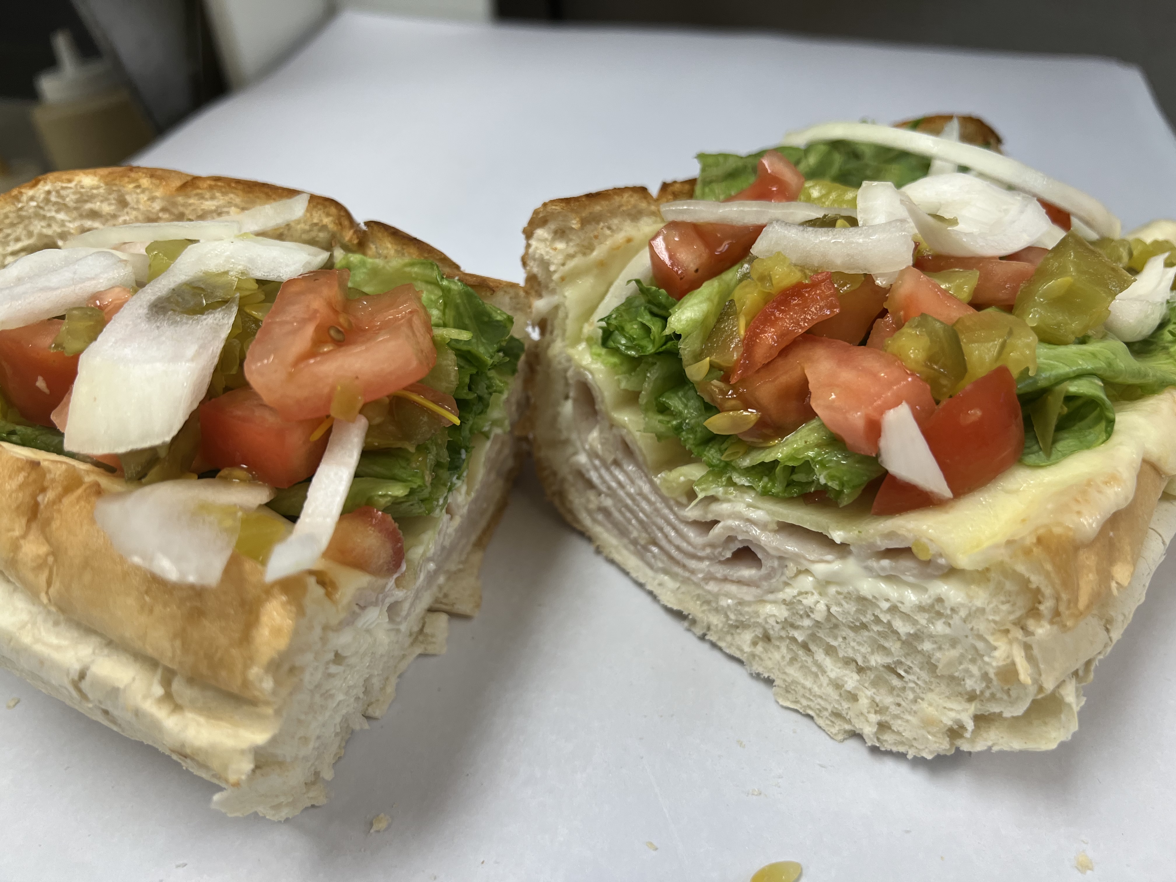 Order Turkey Sandwich food online from Luisa's Italian Pizzeria store, Manchester on bringmethat.com