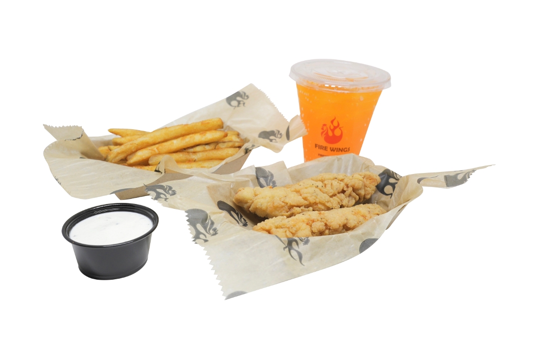 Order MINI 2 PC TENDERS food online from Fire Wings Stockton store, Stockton on bringmethat.com