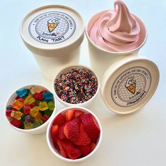 Order 2 Pints, 3 toppings (Save $3.00) food online from Froyo Life store, Montrose on bringmethat.com