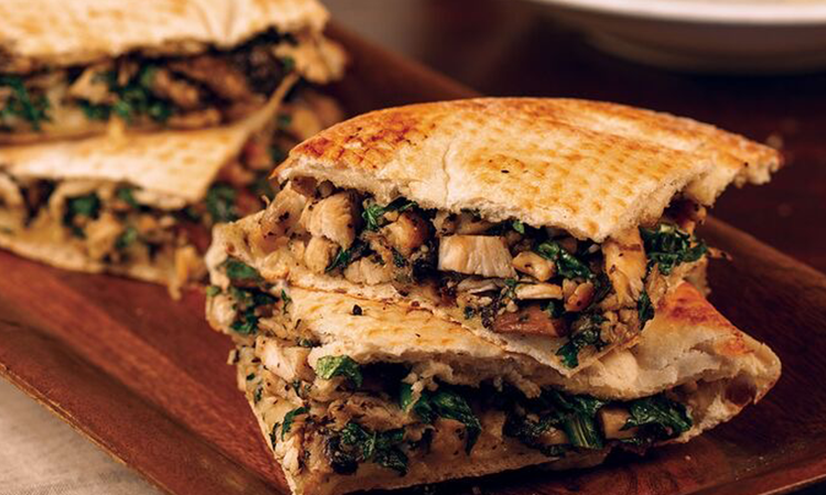 Order Chicken Portabella Sandwich food online from Russo's Pizza store, Austin on bringmethat.com