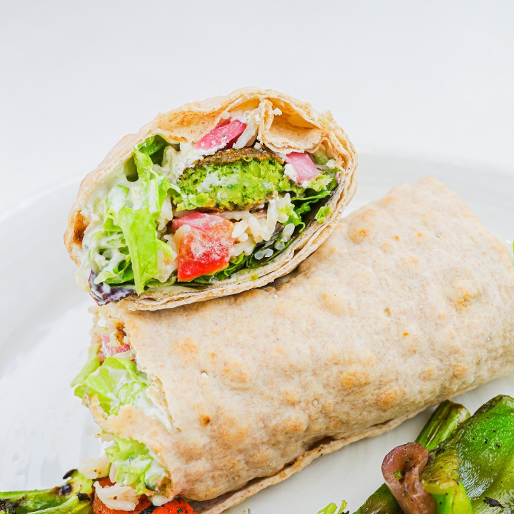 Order Falafel Wrap. food online from Olive Pit Grill store, Brea on bringmethat.com