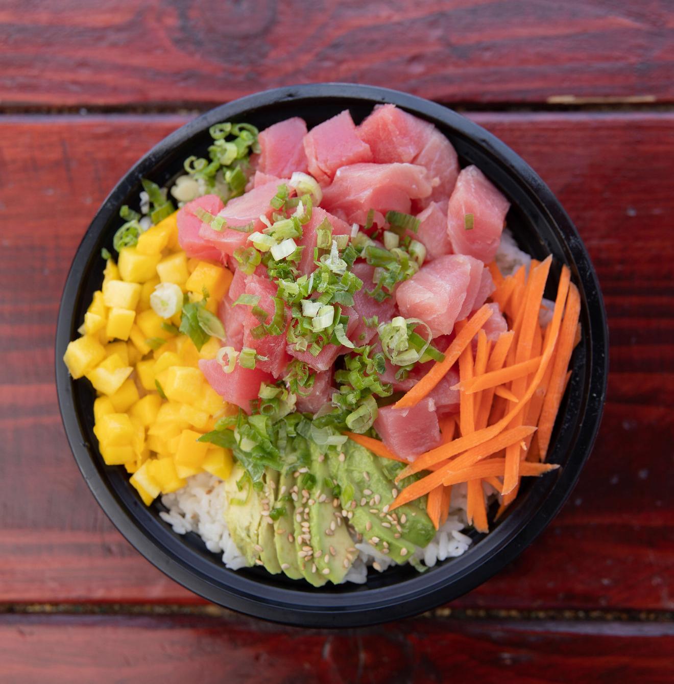 Order Hawaiian Bowl food online from Meshuga 4 Sushi - W. Pico Blvd. store, Los Angeles on bringmethat.com