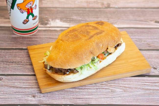 Order Beef Torta food online from Sombrero Mexican Food store, San Diego on bringmethat.com
