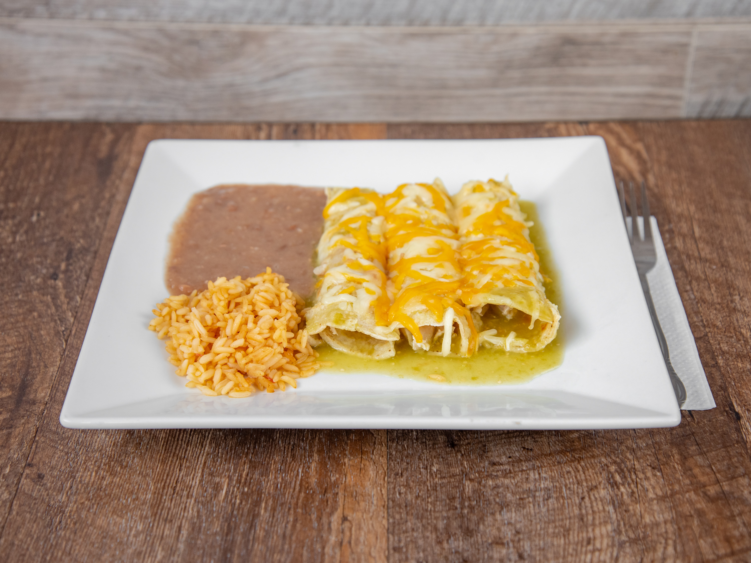 Order Enchiladas Suizas food online from Mommas Tacos store, New Milford on bringmethat.com