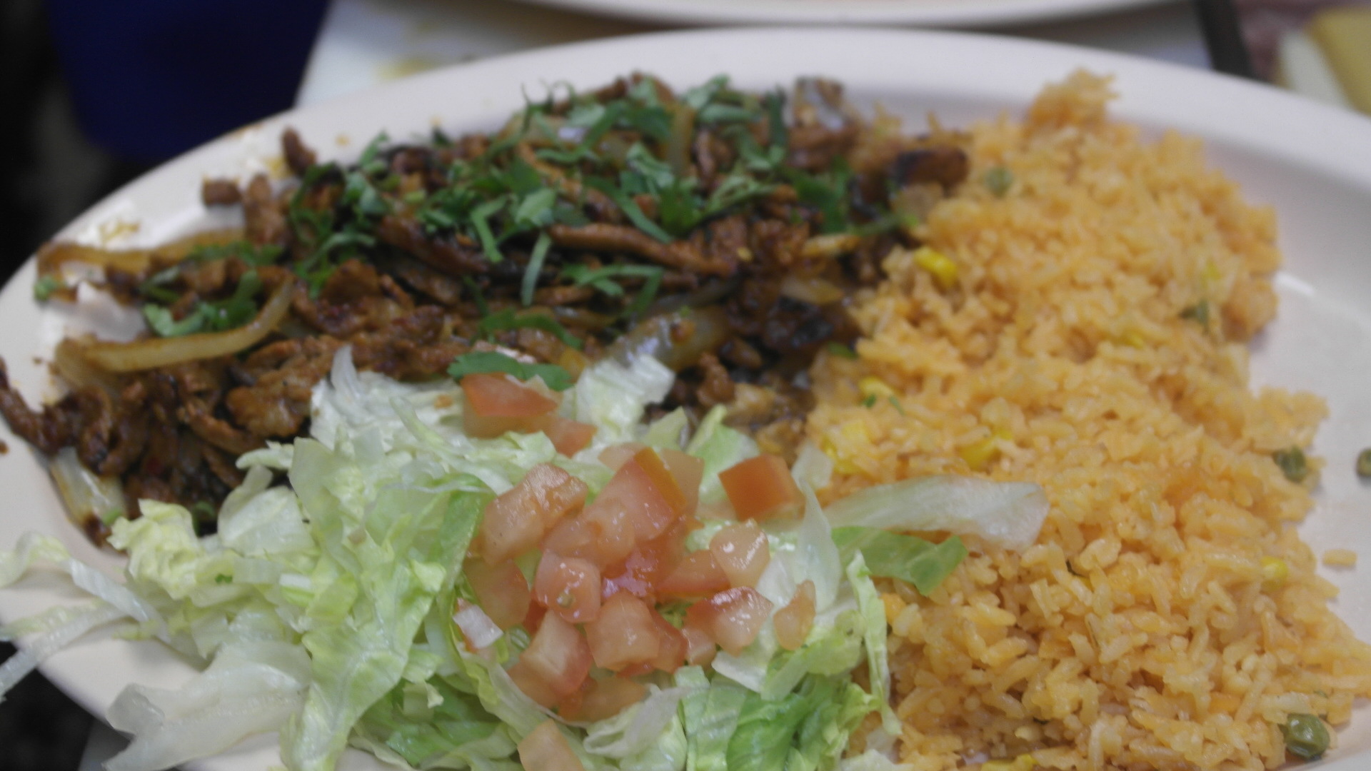 Order Al Pastor Dinner food online from Rocky's Tacos store, Chicago on bringmethat.com