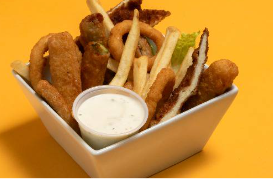 Order Assorted Appetizer Plate food online from Wings And Things Express store, Richmond on bringmethat.com