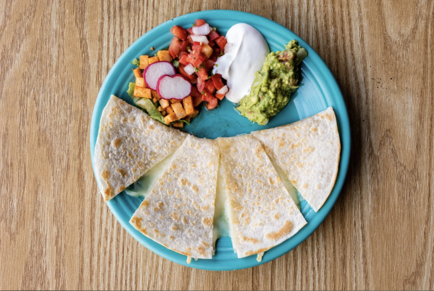 Order Plain Quesadilla food online from Papalote Mexican Grill store, San Francisco on bringmethat.com