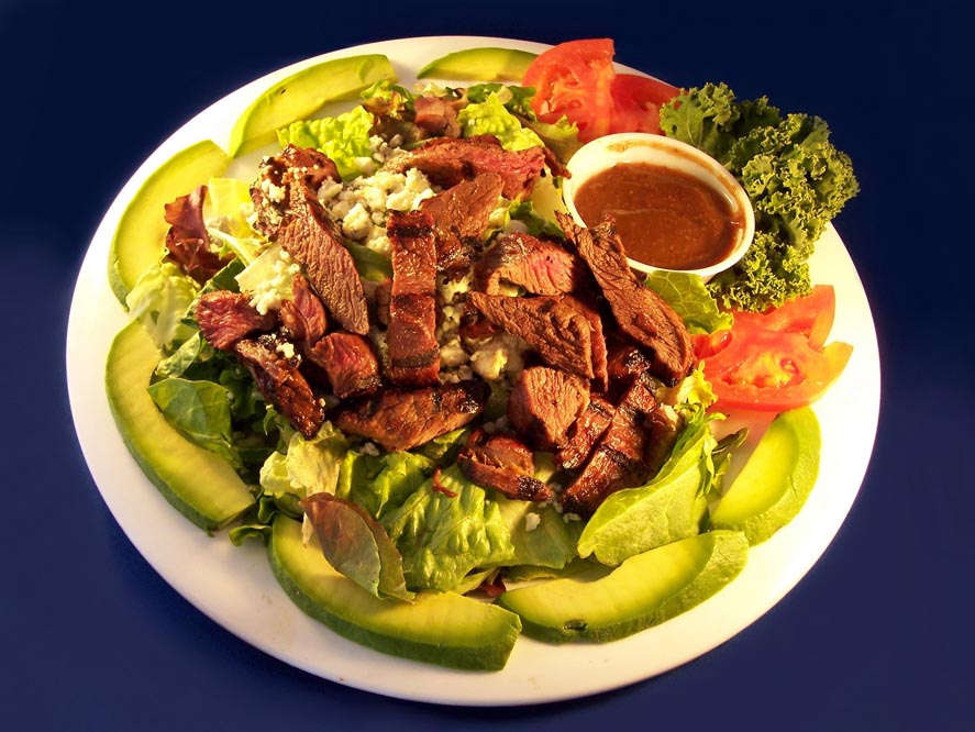 Order Roasted Steak Salad food online from Little Waldorf Saloon store, Reno on bringmethat.com