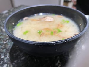 Order Miso Soup food online from Aki Sushi & Japanese Fusion store, San Jacinto on bringmethat.com
